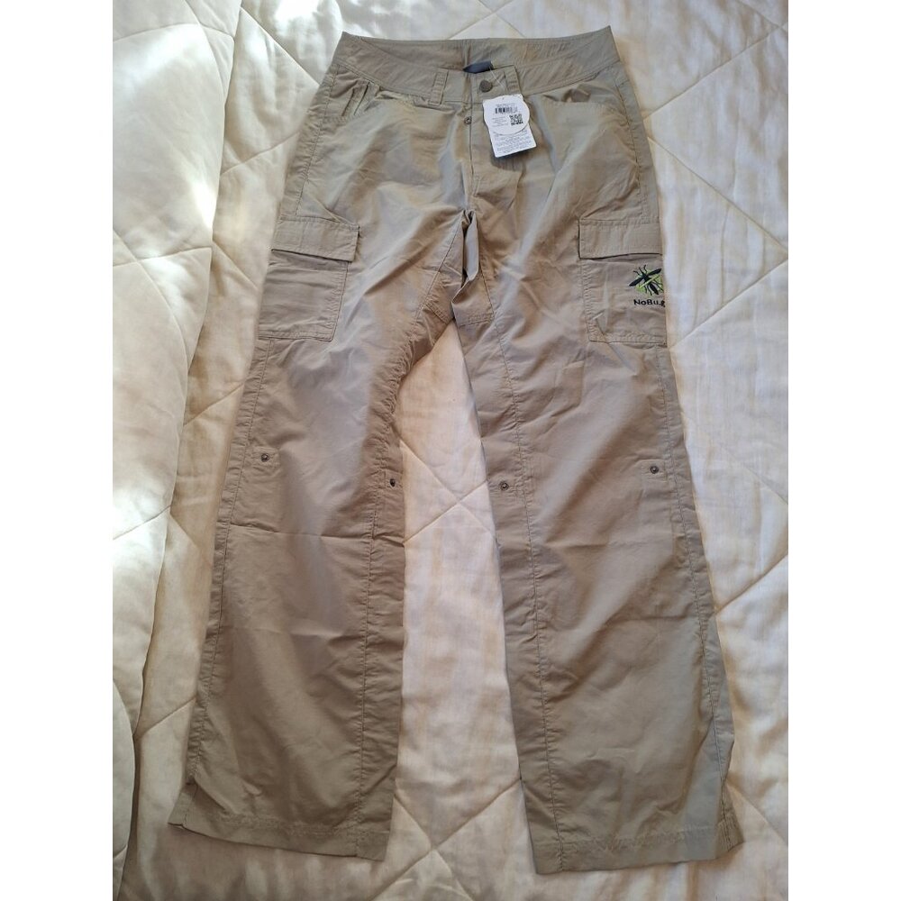 NoBugs Insect Repellent  Cargo Pants Mens 30x32 Khaki Insect Shield